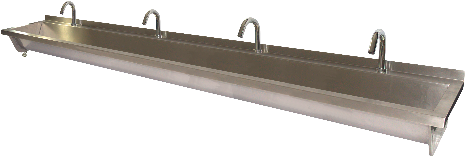 Aquasensor rvs wastrog met sensor Aquasensor rvs wasgoot-eco 2,4m met sensor